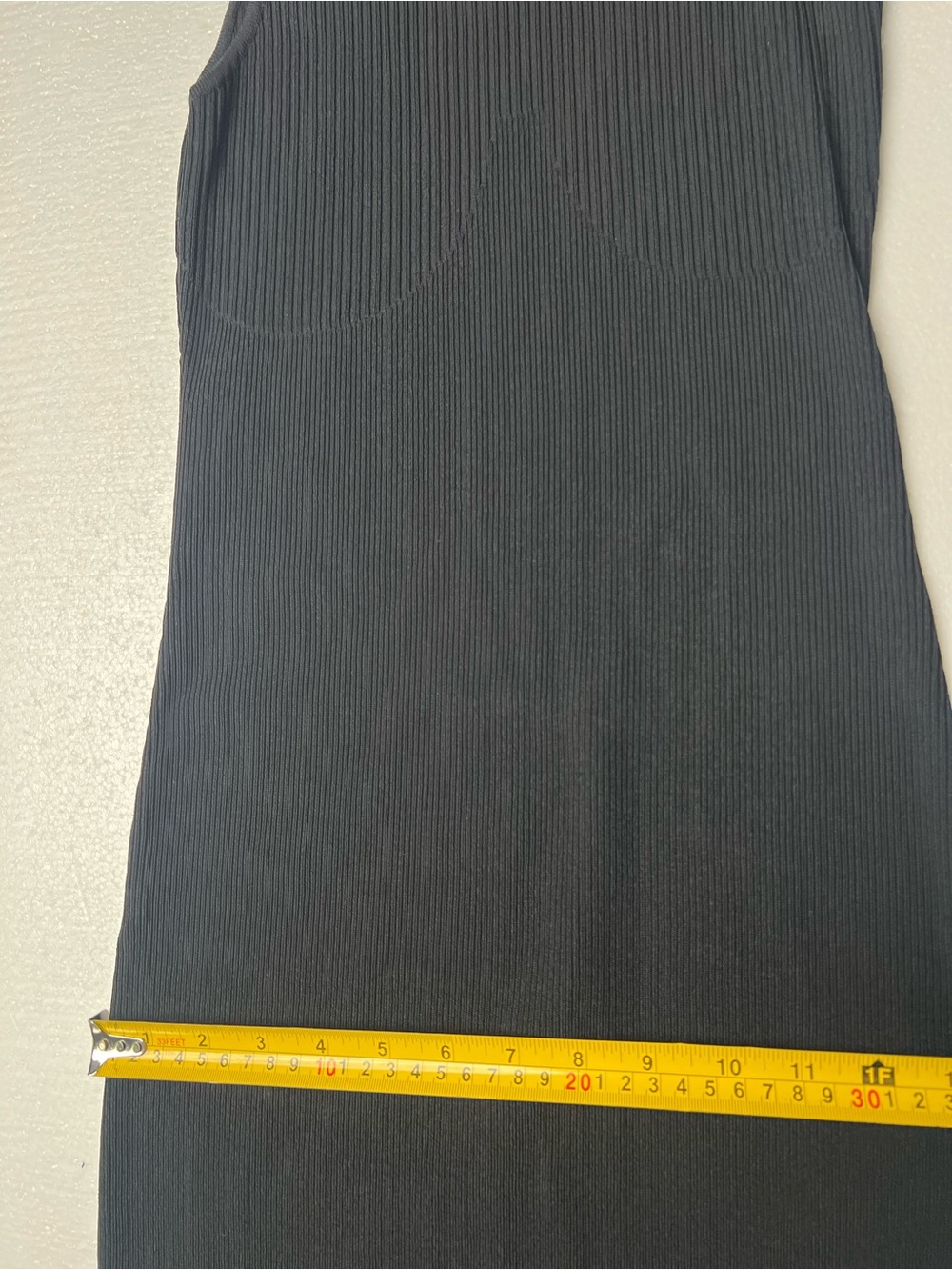 ALL: ROW Black Ribbed Maxi Tank Dress SIZE S - Picture 8 of 15